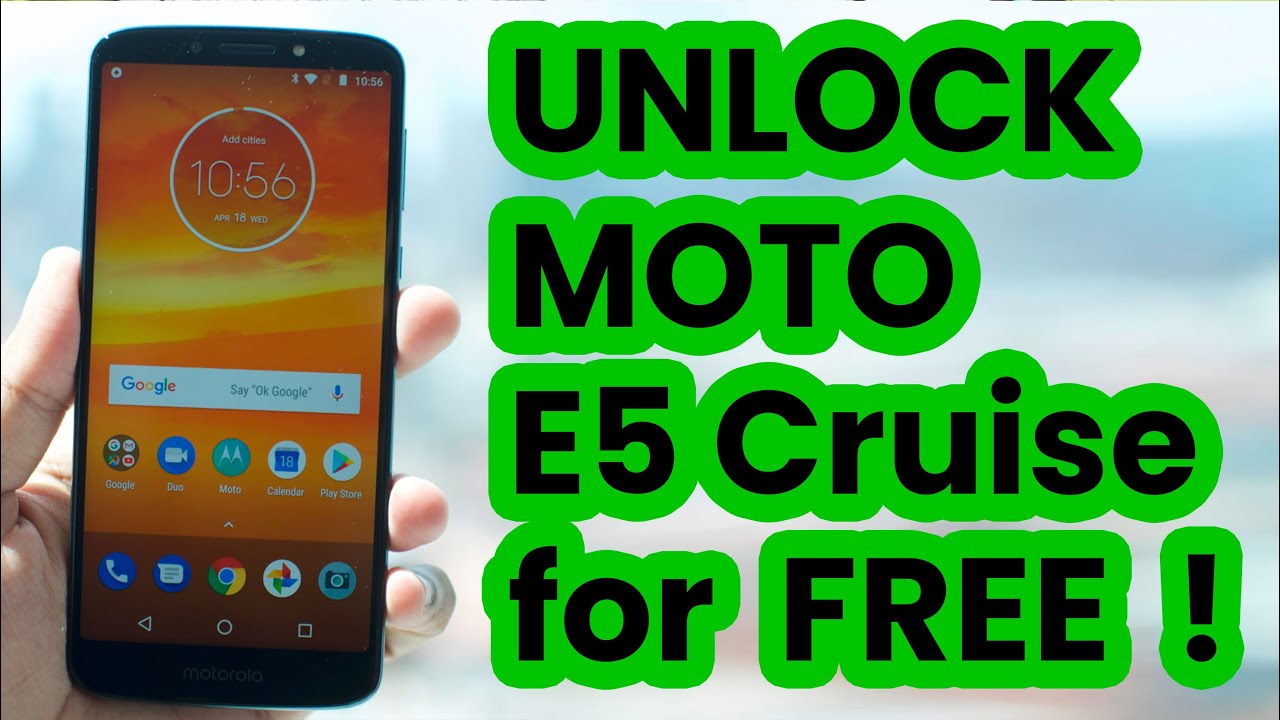 Moto E5 Play Unlock Code Free